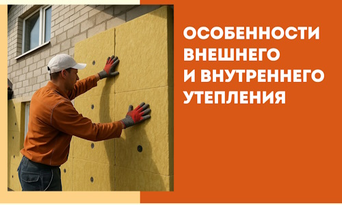 Какие особенности внешнего и внутреннего утепления в Тутаеве