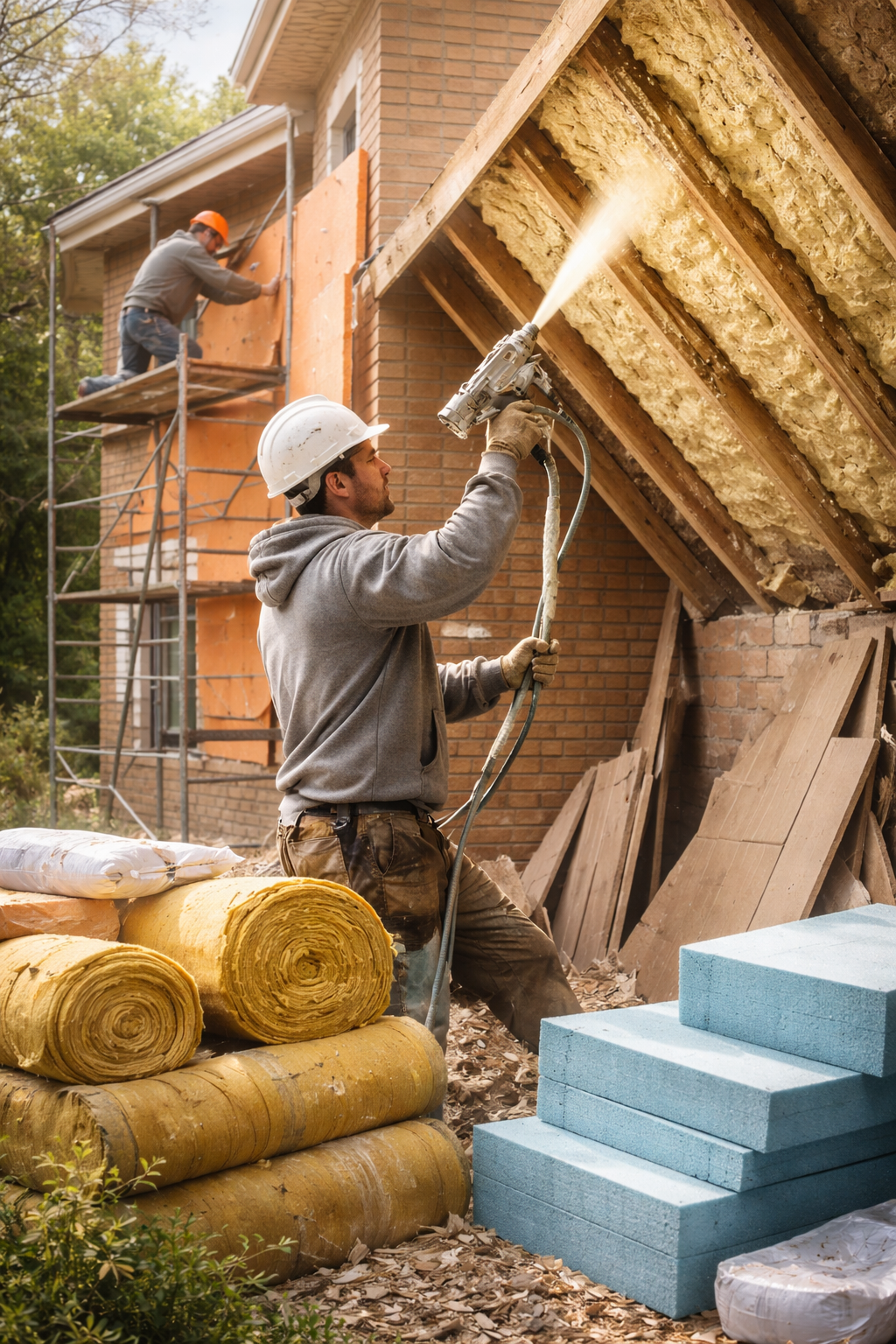 Утепление домов в Тутаеве под ключ от 4403 руб/м2 | Профессионально — ТепломастерТтв