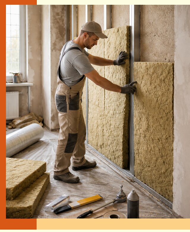 Утепление квартиры в Тутаеве — комплексная теплоизоляция стен и полов