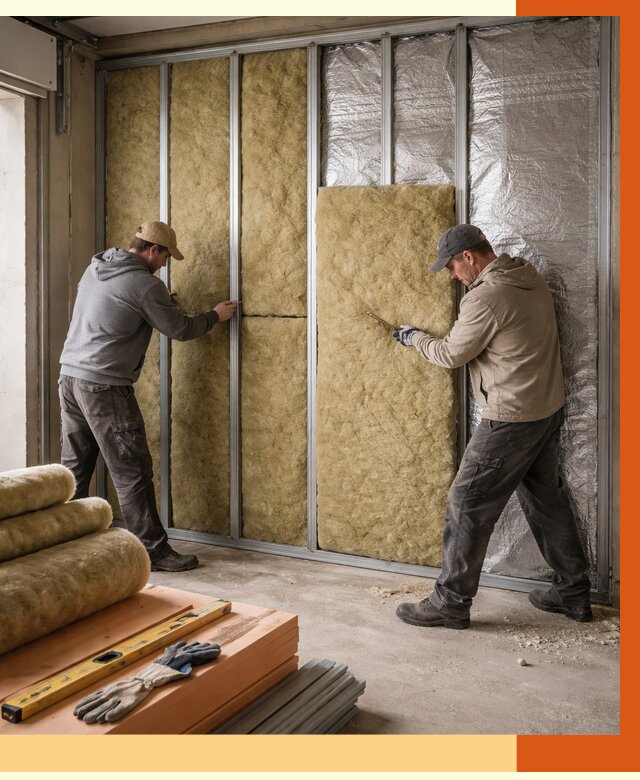 Утепление гаража изнутри в Тутаеве от 7863 руб/м2 — работы и цена | ТепломастерТтв