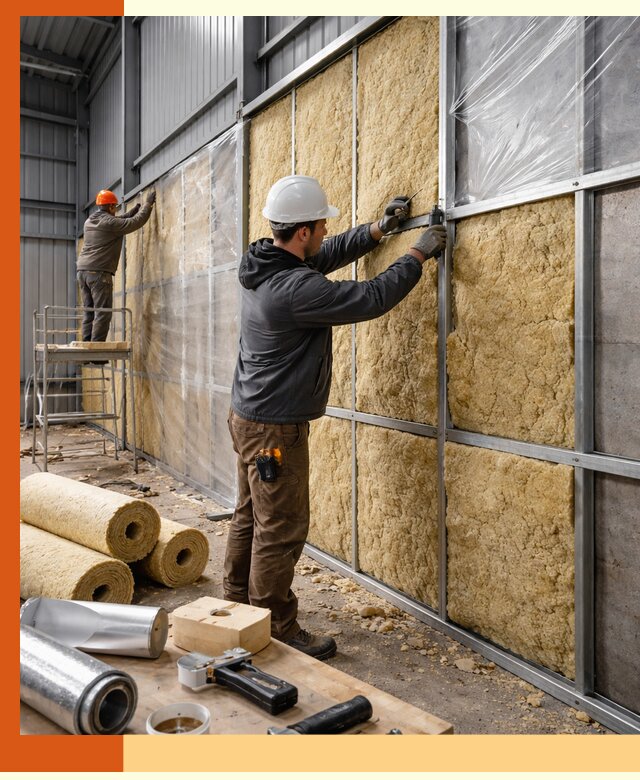 Утепление ангара в Тутаеве — профессиональная теплоизоляция помещений