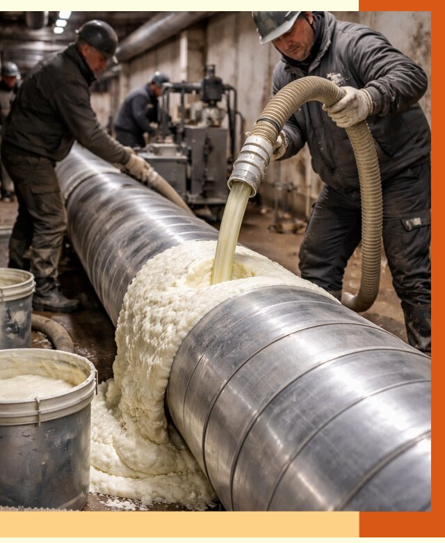 Утепление теплотрассы жидкой теплоизоляцией в Тутаеве от 4403 руб. | ТепломастерТтв