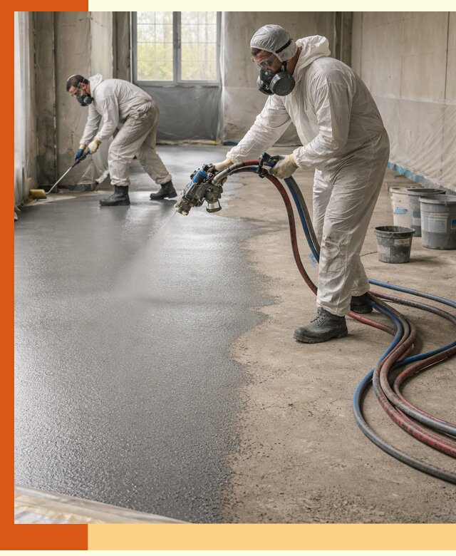 Гидроизоляция полимочевиной полов и конструкций в Тутаеве