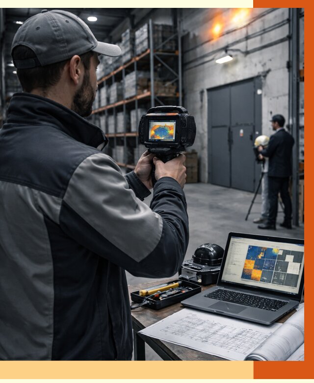 Тепловизионное обследование склада в Тутаеве от 6815 руб. | ТепломастерТтв